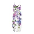thumbnail image 5 of Robes Maxi pour Femmes Été Robe à Bretelles Spaghetti Grande Taille Décontractée Ample Plage Boho Robe d'Été avec Poches, 5 of 5