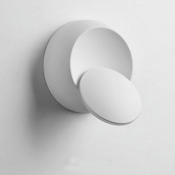 Lámpara de pared interior de 5 W en blanco cálido, lámpara de pared LED moderna, idea de lámpara de pared en blanco cálido (blanco)