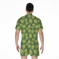 thumbnail image 2 of Cartoon Hop Cone Pattern Short Sleeve Men'S Rompers, Cartoon Film Cute Funny Casual Summer Jumpsuits Outfit, 2 of 4