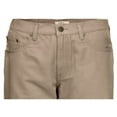 thumbnail image 6 of Blue Mountain FMB-1504 Men's Mid-Rise 5-Pocket Canvas Pants, Fossil Brown,S38X32, 6 of 7