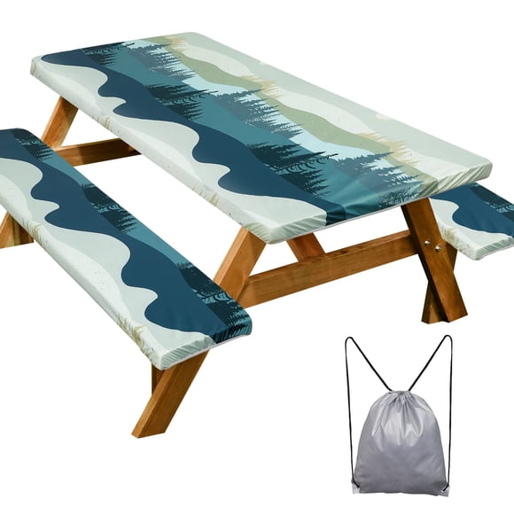 Mantel para mesa de picnic Play Tailor para camping, impermeable, 180 x 75 cm