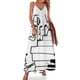 thumbnail image 1 of de notas musicales. Dibujo Vestido sin mangas trajes de playa para mujeres vestidos para mujeres, 1 of 7