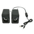 Desktop Speakers With Remote Computer Speaker USB Powered Wired Volume Control Mini Desktop Speaker
