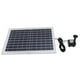 thumbnail image 3 of Kit de bomba de estanque de fuente solar, bomba de fuente solar Kit de bomba de agua solar de 9 V Kit de bomba de fuente de baño de pájaros Respuesta rápida, 3 of 8
