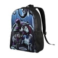 thumbnail image 2 of Goofa The Nightmare Before Christmas Pattern Large Capacity Backpack – Padded Laptop Compartment, Ergonomic Design for School, Work, Travel, and Outdoor Activities, 2 of 8