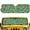 Clover Cow Print, variant on Uorisanigo St. Patrick's Day Windshield Sun Shade Foldable Front Window Shield for Jeep Wrangler JL JLU 2018-2025, Reflective Sunshade for Jeep Gladiator JT 2020-2025 JL (52.95" X 16.14")