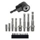 thumbnail image 5 of Adaptador de taladro en ángulo de 1/4 , herramienta de extensión de eje Flexible, regalo con juego de extensión de enchufe de 10 Bits, soporte Corto, 5 of 8