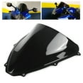 thumbnail image 4 of Motorcycle Windshield, PC Wind Screen, Easy To Install Wind Deflector Ndshield Visor Motorcycle Visor Fit For  GSXR 600/750 K6 2006-2007 Black,Transparent, 4 of 8