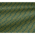 thumbnail image 5 of oneOone Viscose Jersey Fabric Leaves Block Printed Fabric 1 Yard 60 Inch Wide, 5 of 5
