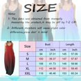 thumbnail image 3 of B91xZ Femmes Summer Robe Sans Manches Casual Flutter Sans Manches Cou Smocked Taille Élastique à Plusieurs Niveaux Robe Midi, Bleu L, 3 of 5