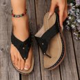 thumbnail image 2 of ZVNAΖH Slippers for Women, Womens High Wedge Beach Slippers Summer Thong Flip Flops Thick Sole Slippers, 2 of 9