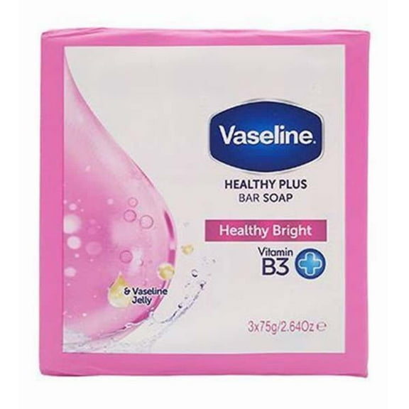 Vaseline Healthy Bright Bar Of Soap With Vitamin B3 3X75g.