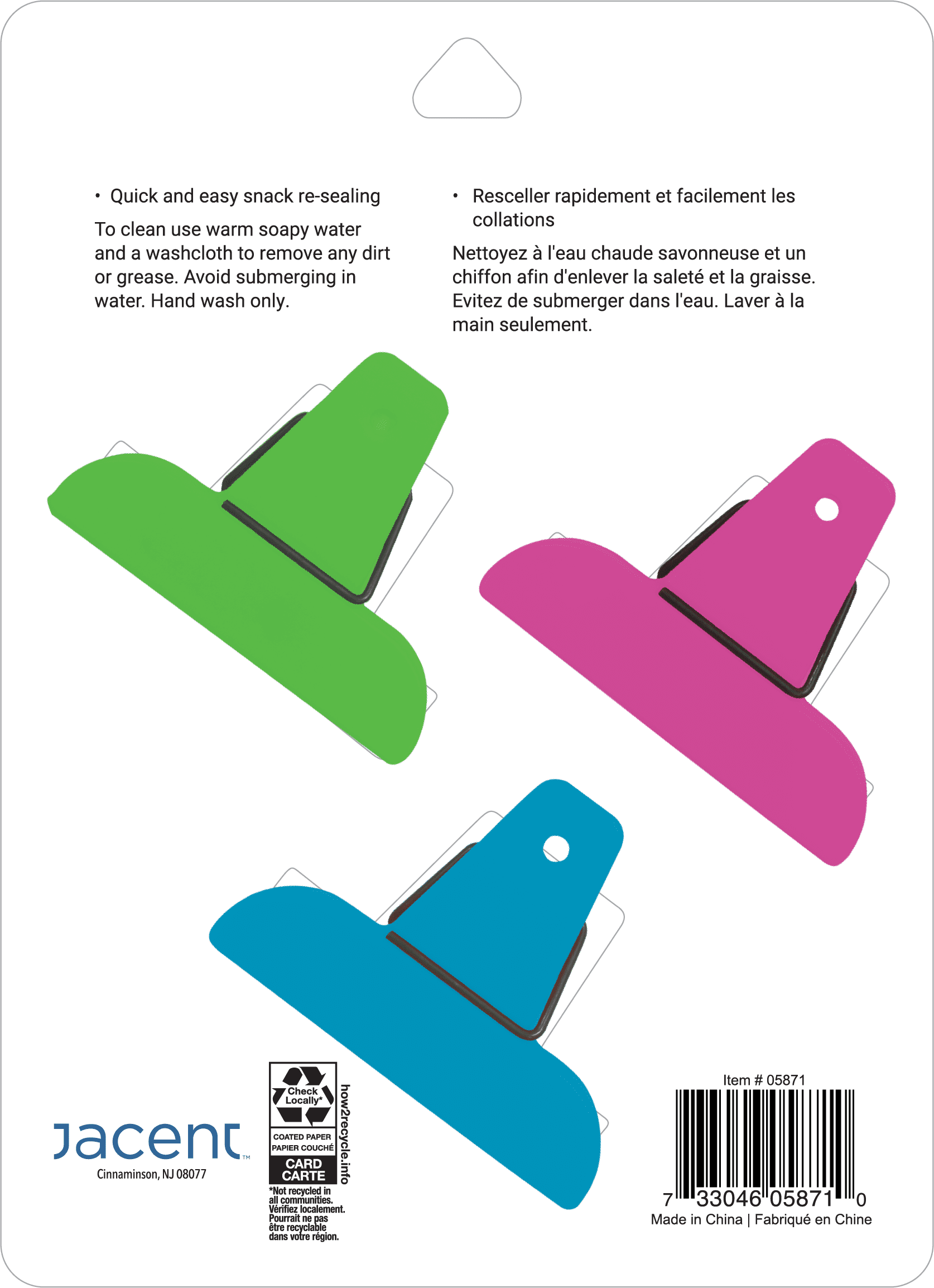 Mini Snack Saver Clips 3 Count