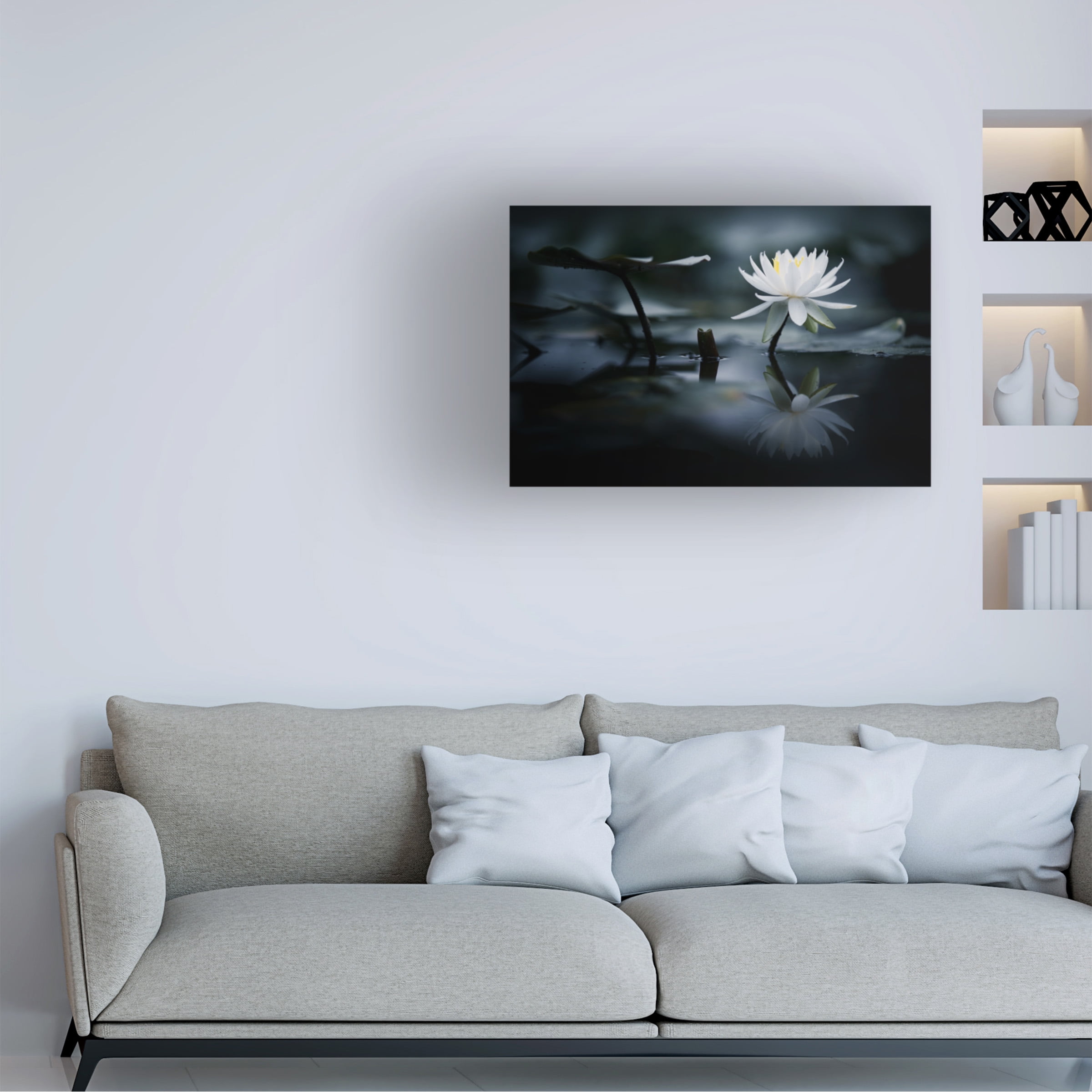 Takashi Suzuki 'Reflection' Canvas Art