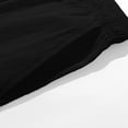 thumbnail image 6 of Hurxie Women's Casual Elastic Waist Drawstring Loose Fit Multi-Pockets Outdoor Cargo Shorts Black,4XL, 6 of 7