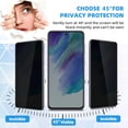 thumbnail image 6 of ZYQEEE 2 Pack Privacy Screen Protector for Samsung Galaxy S21 FE 6.4", Anti-Spy Tempered Glass, Bubble-Free, Easy Install, 6 of 11