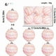 thumbnail image 3 of Adornos de bolas de Navidad con espuma degradada | Bolas decorativas irrompibles para árbol de Navidad, centro de mesa, guirnalda, fiesta de invierno interior, sala de estar | Versátil decoración, 3 of 3