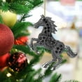thumbnail image 6 of RXIRUCGD Christmas Tree Horse Themed Hanging Ornament - Playful Holiday Christmas Decoration for Indoor Tree Party Backdrop Festive Home Decor, 6 of 7