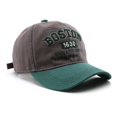 thumbnail image 1 of Gorra de béisbol Boston Cap unisex Sun Hat Trucker (gris y verde), 1 of 6