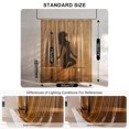 thumbnail image 2 of Forro para cortina de ducha AmazerBath, 100% EVA, suave y transparente, color ámbar, 2 of 8