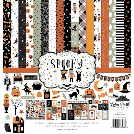 UPC: 0793888064669 | Echo Park Paper Company Spooky Collection Kit