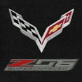 thumbnail image 3 of Lloyd Mats Custom Fit Floor Mats for Corvette C7 2014-2019 LogoMat 2Pc Set Charcoal, 3 of 5