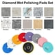 thumbnail image 2 of Kit de Pulido de Diamante para Hormigón de 11 Paquetes de 4 Pulgadas, Almohadilla de Pulido de Diamante en Húmedo/Seco de Grano 50-6000 con Disco de Lana, para Mármol, 2 of 5