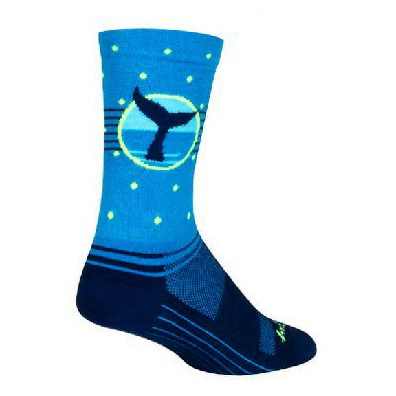 Socks - SockGuy - Whale Tail S/M 6" Crew CRWHALE