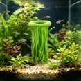 thumbnail image 4 of Spawning Mop Handmade Fish Breeding Grass Fish Tank Breeding Mop Decorative Aquarium Floating Green Aquarium Decor for Securing Eggs and Protecting New Fry, 4 of 6