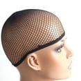 thumbnail image 3 of Gorro De Peluca, Gorro De Peluca Elástico De Nailon Negro Para Cosplay, 3 of 8