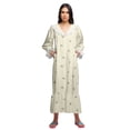 thumbnail image 3 of Moomaya Chemise de Nuit en Coton Imprimé Col Marin pour Femmes, 3 of 5