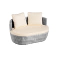 thumbnail image 2 of W Unlimited Romantic 7-piece Outdoor Resin and Wicker Outdoor Set in Gray, 2 of 5