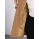 thumbnail image 5 of Abrigo de invierno para mujer INSPIRE CHIC, con solapa muesca, abrigo trench de doble botonadura, talla XS, color camello, 5 of 6