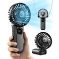 thumbnail image 1 of Ventilador portátil ColdSky F11 plegable con pantalla LED 3000 mAh Bla, 1 of 3