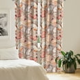 thumbnail image 2 of Ambesonne Spring Curtains, Butterfly Exotic Tropical, Pair of 28"x84", Dark Salmon Pale Taupe, 2 of 5