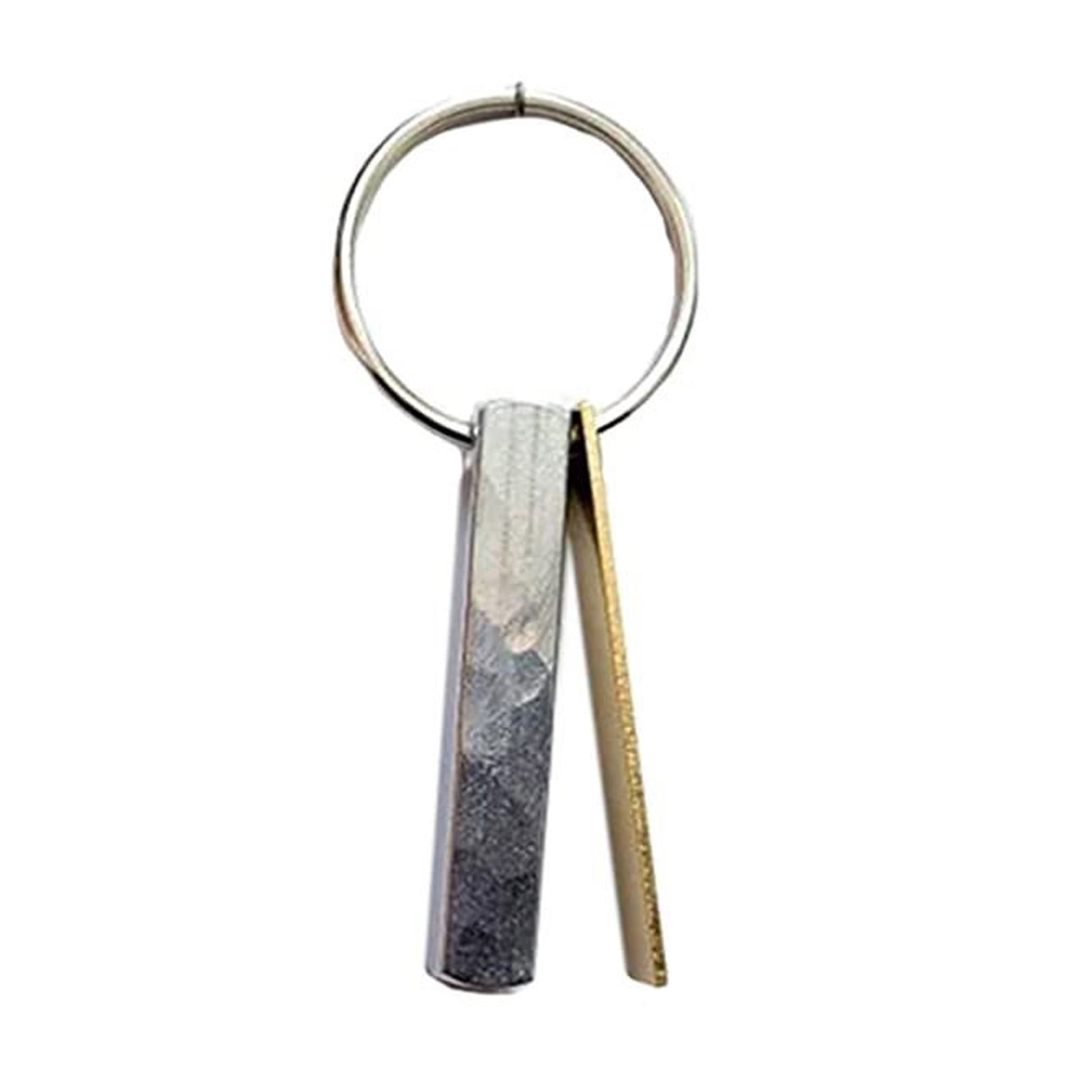 1pcs Creative Plain Wooden Keyring Keychain Gift Key Ring Chain Decoration 