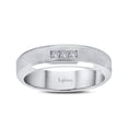 thumbnail image 4 of Lafonn Men's Sterling Silver Platinum Plated Simulated Diamond Rings (0.09 CTTW), 4 of 5