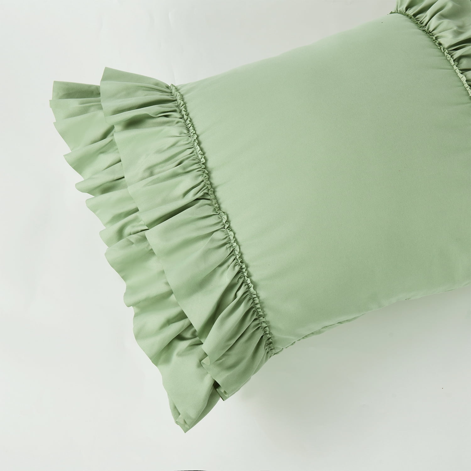 Set of 2 Classic Ruffle Decorative Pillow Shams
