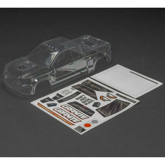 ARRMA GRANITE 4X4 Trimmed Body Clear ARA-1620