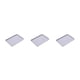 thumbnail image 3 of Wosthever Bandeja de té rectangular brillante y hermosa para la hora del té Bandeja de té rectangular de plástico multifuncional grande gris Type1 NO1, 3 of 6