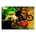thumbnail image 2 of Tiptophomedecor Peel and Stick Street Art Wallpaper Wall Mural - Bicycle Tricks - Removable Wall Decals, 2 of 4