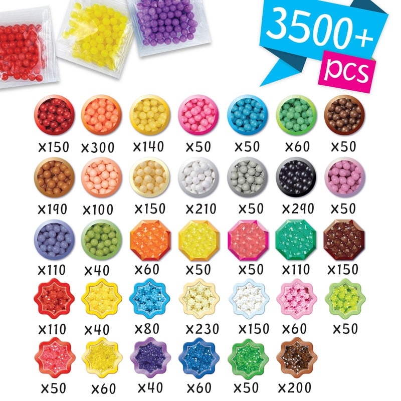 Aquabeads Jumbo Arts & Crafts Set for Children in Day on the Farm Theme - over 3,500 Beads & 2 Display Stands