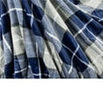 thumbnail image 6 of PAVILIA Premium Plaid Sherpa Fleece Bed Blanket Twin Size | Super Soft, Cozy, Plush, Lightweight Microfiber, Reversible Bed Blanket for Couch, Sofa, Bed, All Season (Navy Blue, 60 x 80 Inches), 6 of 7