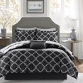thumbnail image 2 of Clay Alder Home  Denver Black Reversible Complete Comforter and Cotton Sheet Set, 2 of 5
