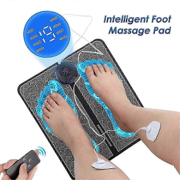 Electric Foot Massager, Foot Health Massager, EMS Foot Massager, 8 Modes,Promotes Blood Circulation 26-27s