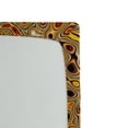 thumbnail image 2 of Ambesonne Psychedelic Fitted Sheet, Hallucinatory Plasma, Queen Size, Orange Brown, 2 of 2