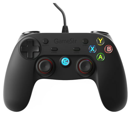 GameSir G3w USB Wired PC Controller Gamepad for Windows 10/8.1/8/7 / Android 4.0-6.9 / PS3 / Steam Dual Shock Game (Best Pc Controller For Steam)