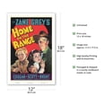 thumbnail image 2 of Home on the Range - Starring Jackie Coogan Randolph Scott - Vintage Film Movie Poster c.1934 - Master Art Print (Unframed) 12in x 18in, 2 of 4