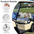 thumbnail image 5 of Garronmavis Brown Blue Camouflage Universal Golf Cart Seat Covers Accessories Suitable for All Weather Conditions Interior Accessiores Golf Cart Replacement Seat Cover, 5 of 6