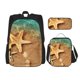 thumbnail image 1 of Balery Starfish And Seashell 1 Mochila escolar 3 en 1 para niños: mochila resistente con lonchera térmica y estuche para lápices. Mochila escolar para niños y niñas., 1 of 7